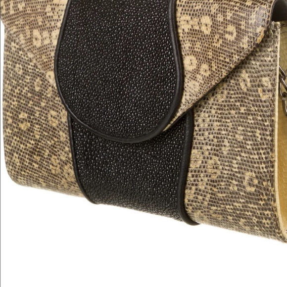 KHIMA-ELIAZOV Stingray Trimmed Clutch - Picture 2 of 6